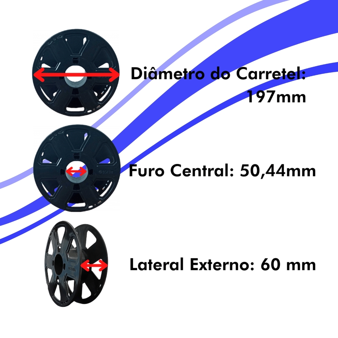 Filamento PLA Azul Cobalto 1,75mm 4