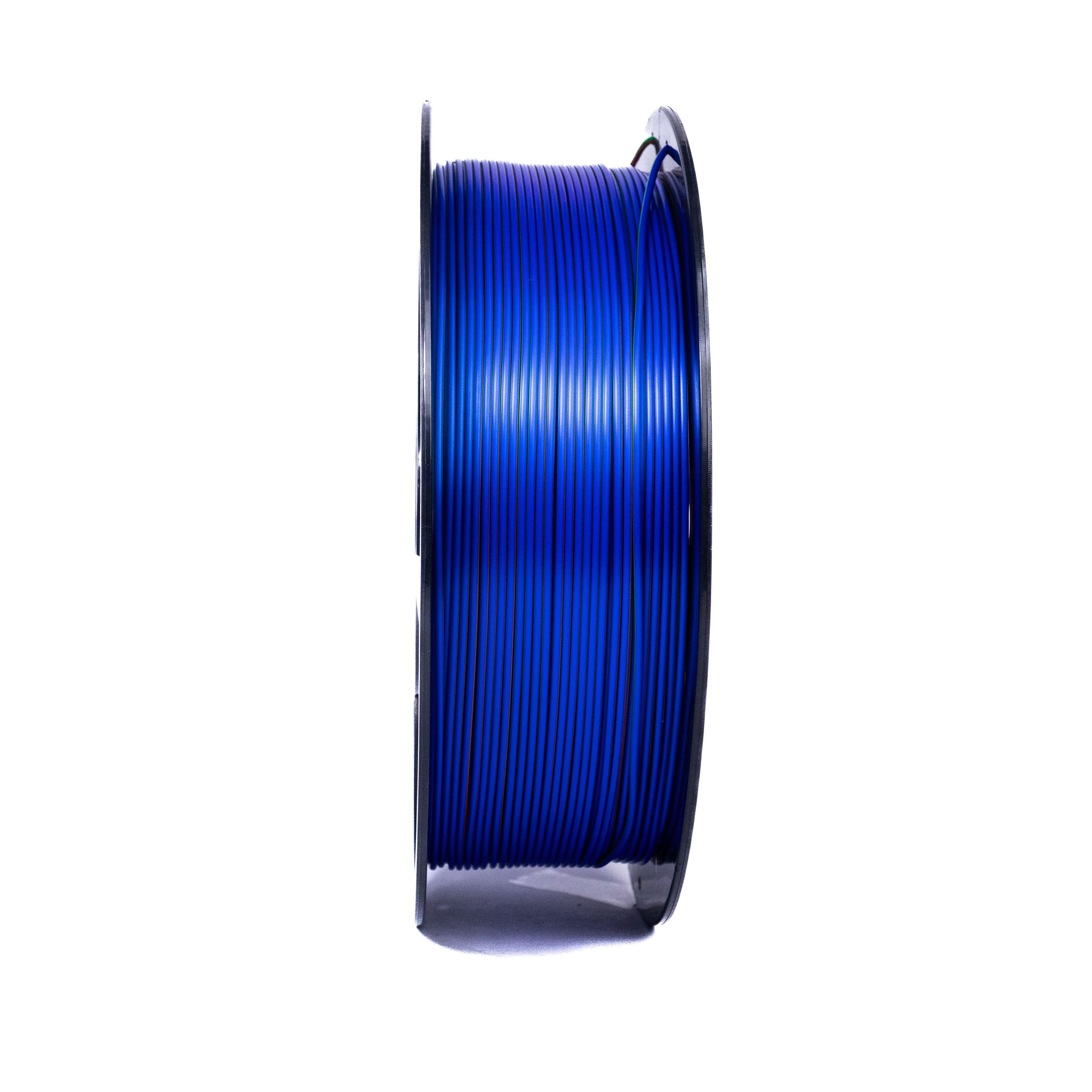 Filamento PLA Silk Tricolor Laranja, Azul e Verde 4